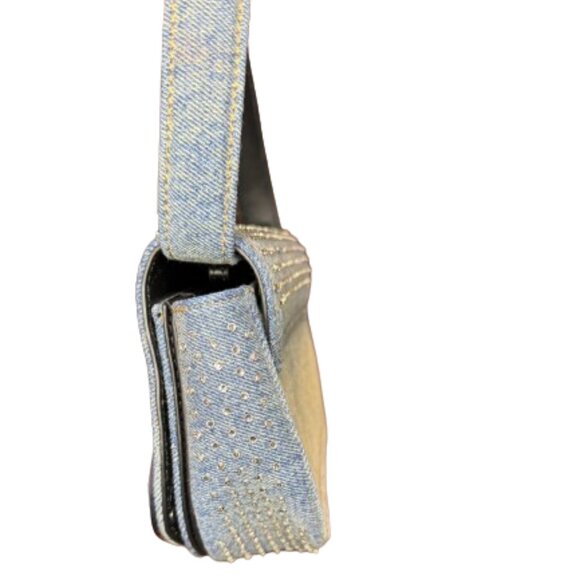Diesel 1DR crystal-embellished Bag - Blue Denim - Picture 7 of 14